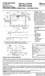 American Standard TOWN SQUARE 2748.XXXX SERIES Инструкции по установке