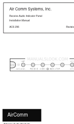 Air Comm Systems ACS 296 Manuel d'installation