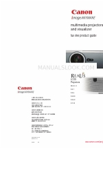 Canon SX60 - REALiS SXGA+ LCOS Projector Руководство по эксплуатации