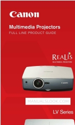 Canon SX800 - REALiS SXGA+ LCOS Projector Manuale del prodotto