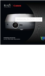 Canon SX800 - REALiS SXGA+ LCOS Projector Брошура та технічні характеристики