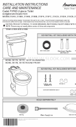 American Standard 215AB Series Installation Instructions Care And Maintenance