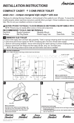 American Standard 2403 Installatie-instructies