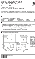 American Standard 3851A Petunjuk Instalasi Perawatan dan Pemeliharaan