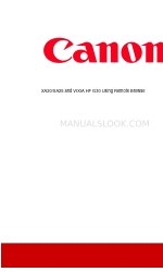 Canon XA25 Aansluithandleiding