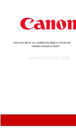 Canon XA25 Handbuch zum Anschluss