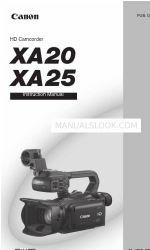 Canon XA25 Manuale di istruzioni