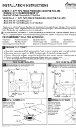 American Standard CADET 2462.100 Installatie-instructies