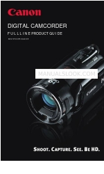 Canon XH G1S Product Manual