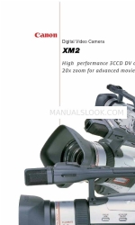 Canon XM2 브로셔 및 사양