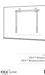 Da-Lite IDEA Whiteboard Mount Livro de instruções