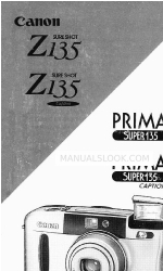 Canon Z135 - Sure Shot Zoom 35mm Camera Manual de instruções
