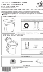 American Standard Cadet PRO 215AA104.021 Instruções de instalação