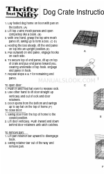 ekco Woodstream Dog Crate Instruções