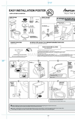 American Standard Clean 2514.101 Простое руководство по установке