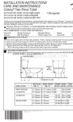 American Standard Colony 221AA Series Petunjuk Instalasi Perawatan dan Pemeliharaan