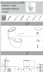 American Standard COMPACT CODIE TF-2407 Kurulum Kılavuzu