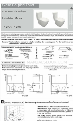 American Standard CONCEPT Cube TF-2704 Kurulum Kılavuzu