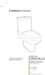 American Standard CRISTALLO CLJ461401-20 Kurulum Talimatları Kılavuzu