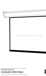 Da-Lite TENSIONED CONTOUR ELECTROL Buku Instruksi