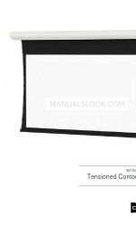 Da-Lite TENSIONED CONTOUR ELECTROL Buku Instruksi