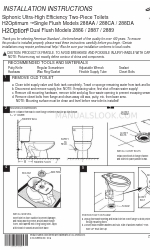 American Standard H2Optimum 288DA Installationsanleitung Handbuch