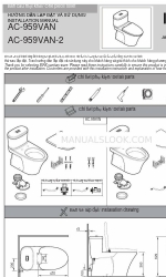 American Standard INAX AC-959VAN-2 インストレーション・マニュアル