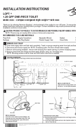 American Standard LOFT 2535 取付説明書