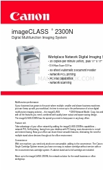 Canon 2300N - ImageCLASS B/W Laser Specifications