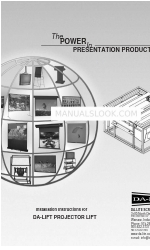 Da-Lite Da-lift 15 Instrukcje instalacji