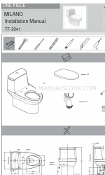 American Standard MILANO TF-2041 インストレーション・マニュアル