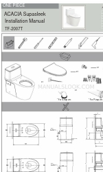 American Standard TF-2007T インストレーション・マニュアル