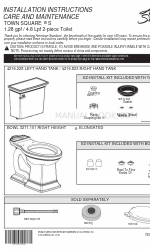 American Standard Town Square S 3271.101 Installation Instructions Care And Maintenance