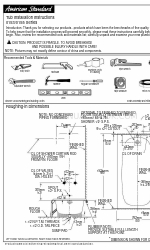 American Standard 0153 Series Panduan Petunjuk Instalasi