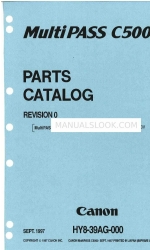 Canon C5000 - MultiPASS Color Inkjet Printer Parts Catalog