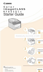 Canon Color imageCLASS MF8050Cn Starter Manual