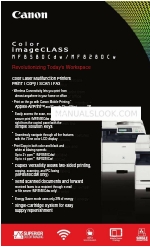 Canon Color imageCLASS MF8580Cdw Manuale rapido