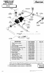 American Standard Cadet 2773.018 Parts List