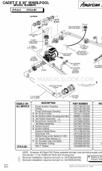 American Standard Cadet 2773.018 Parts List