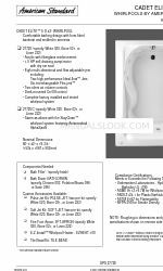 American Standard Cadet Elite 2772E Features & Dimensions