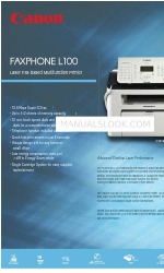 Canon FAXPHONE L100 Technische informatie