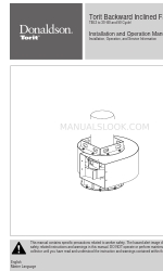 Donaldson Torit TBI 15 Manuel d'installation et d'utilisation