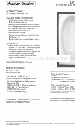 American Standard Lifetime 2645L Specifications