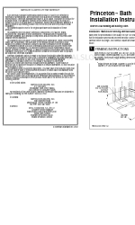 American Standard Princeton 2393.202 インストレーション・インストラクション