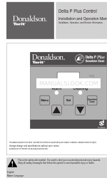 Donaldson Torit Delta P Plus Installatie- en bedieningshandleiding