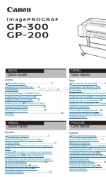 Canon GP200 Manual rápido