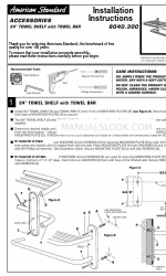 American Standard 8040.300 Instructions d'installation