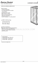 American Standard Acrylux 3838Y1.DTE5 Ürün Özellikleri