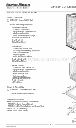 American Standard ACRYLUX 3838Y1K.DT Teknik Özellikler