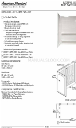 American Standard Acrylux Acrylux 60